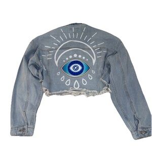 TRIO Light Blue Denim Jacket